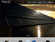 Tablet Screenshot of electasrl.com